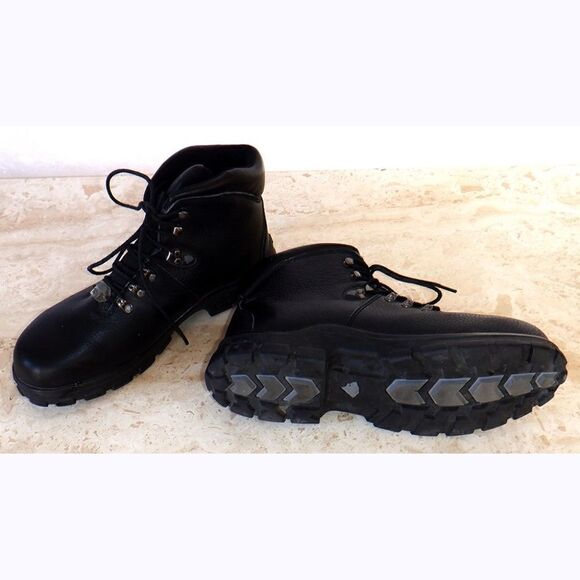 Young Bear Steel toe black leather boots - Picture 4 of 6